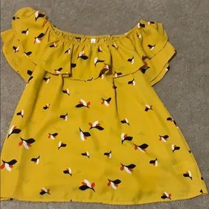 Off the shoulder top